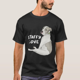 Camiseta Amor Staffy
