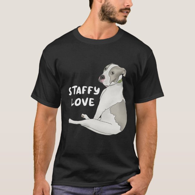 Camiseta Amor Staffy (Anverso)