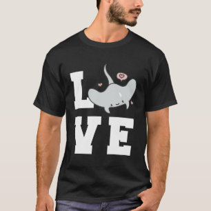 Camiseta Amor Stingray Ocean Adventure Manta Ray Diving Vac