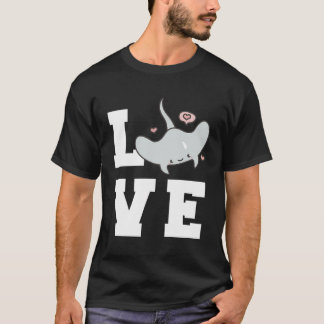 Camiseta Amor Stingray Ocean Adventure Manta Ray Diving Vac