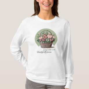 Camiseta Amor sustentable, encanto vintage