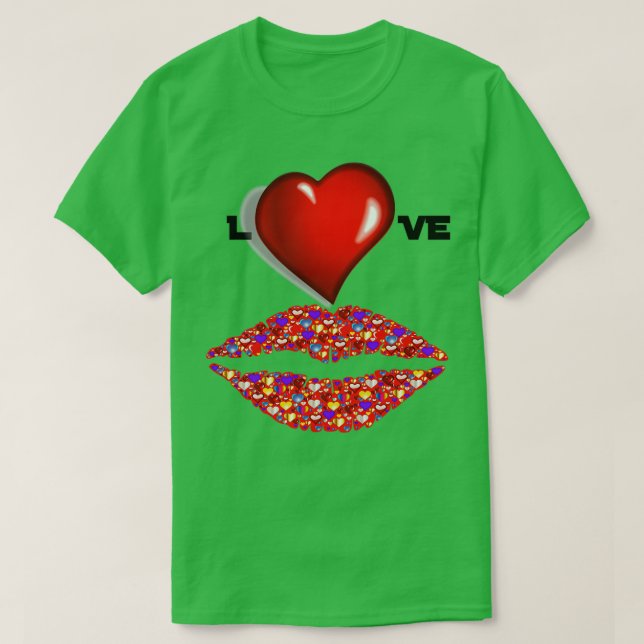 CAMISETA AMOR T (Diseño del anverso)