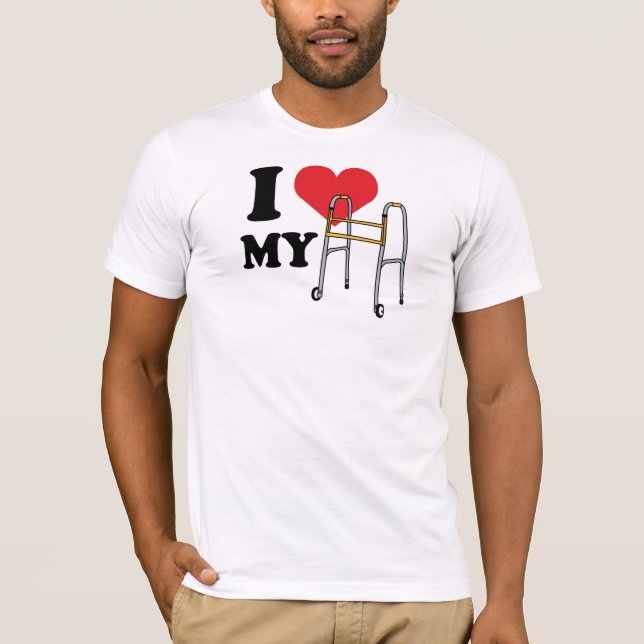 Camiseta Amor T para hombre del caminante (Anverso)