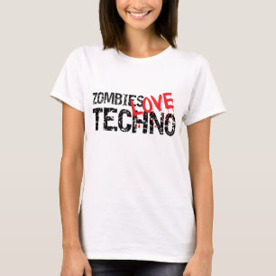 Camiseta Amor Techno de los zombis