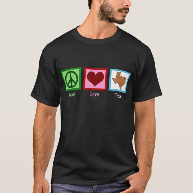 Camiseta Amor Tejas de la paz (Anverso)