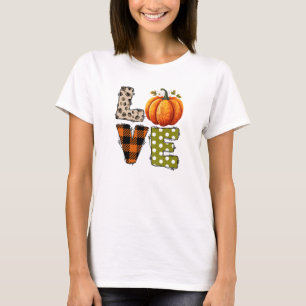 Camiseta AMOR - Temporada de calabaza y otoño