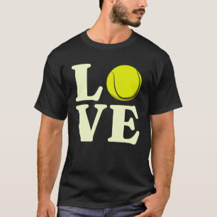 Camiseta AMOR Tenis Hobby Deporte Tenis Jugador de Tenis