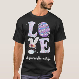 Camiseta Amor Terapia Respiratoria Vida Estetioscopio Fundi