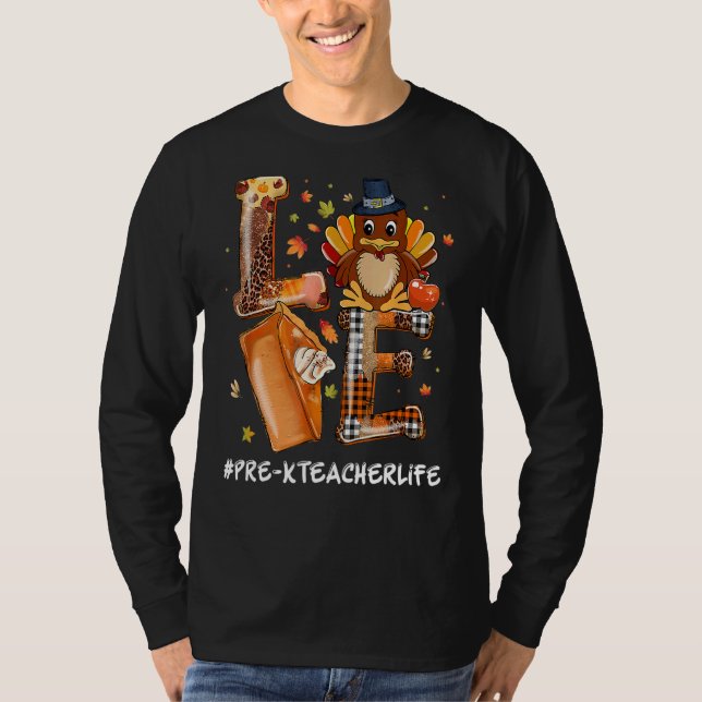 Camiseta AMOR Turquía Gorra de peregrinación PreK Vida del  (Anverso)