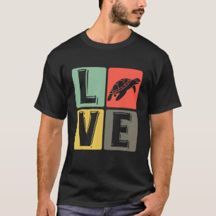 Camiseta Amor Turtle Ocean Sea Cute Animal