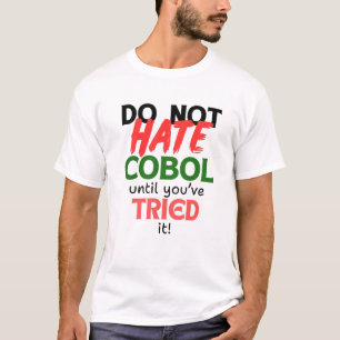 Camiseta Amor usando lenguaje de programación Cobol