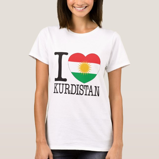 Camiseta Amor v2 del Kurdistan (Anverso)