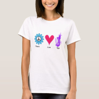 Camiseta Amor Vape de la paz de la flor