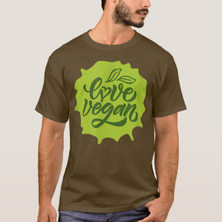 Camiseta Amor Vegan Amor Vegan Veggie No Carne Orgánica