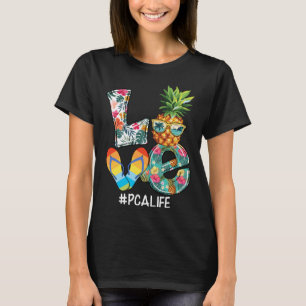 Camiseta Amor verano piña piña Flor tropical Flip Flop PC