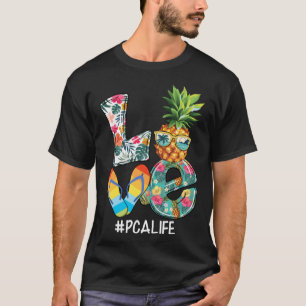 Camiseta Amor verano piña piña Flor tropical Flip Flop PC