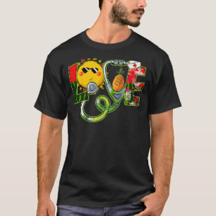 Camiseta Amor Verano Piña Piña Tropical Flip Flop Médico A