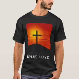 Camiseta Amor verdadero - negro