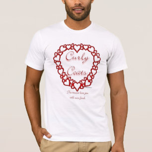 Camiseta Amor verdadero Retriever de pelo rizado