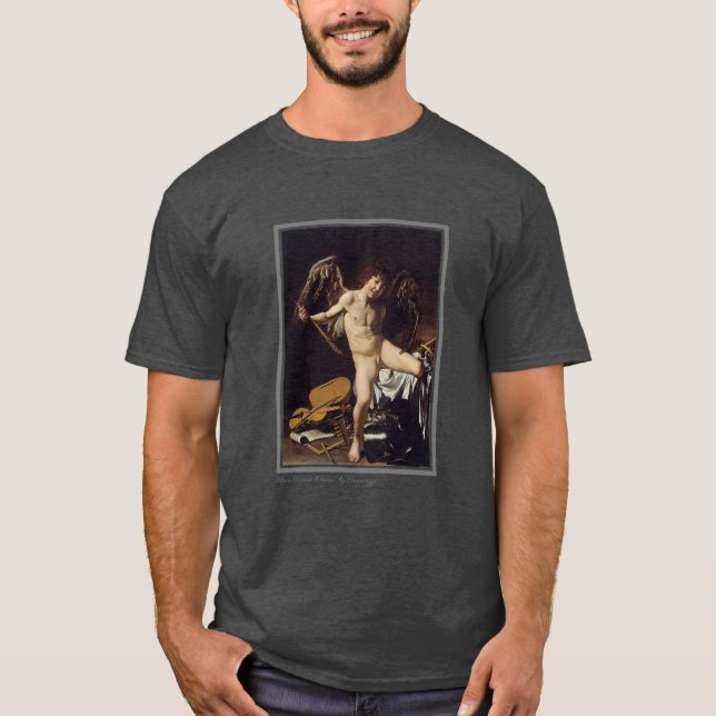 Camiseta "Amor Vincit Omnia" de Caravaggio (Anverso)