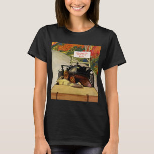 Camiseta Amor Vintage, Camino Cerrado Proceda Bajo Su Propi
