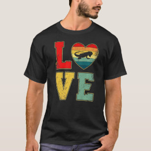 Camiseta Amor vintage Iguana Retro Anima de la Granja Coraz