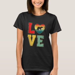 Camiseta Amor vintage Jaguar Retro Anima de la Granja del C