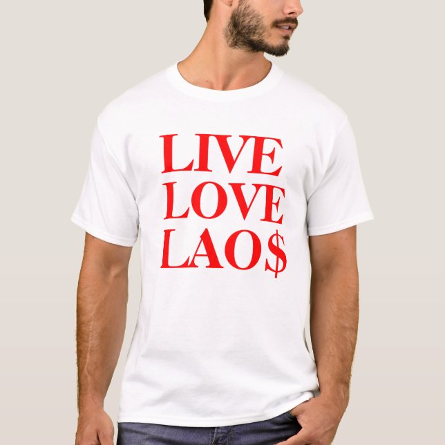 CAMISETA AMOR VIVO LAO$ 2 (Anverso)