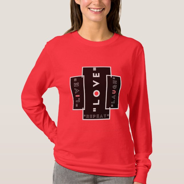 CAMISETA AMOR VIVO LAUGH (Anverso)