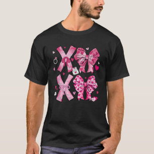 Camiseta AMOR XOXO Coquette Bow Cupido San Valentín Hombres