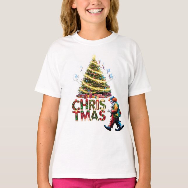 Camiseta Amor y alegría esta Navidad (Anverso)