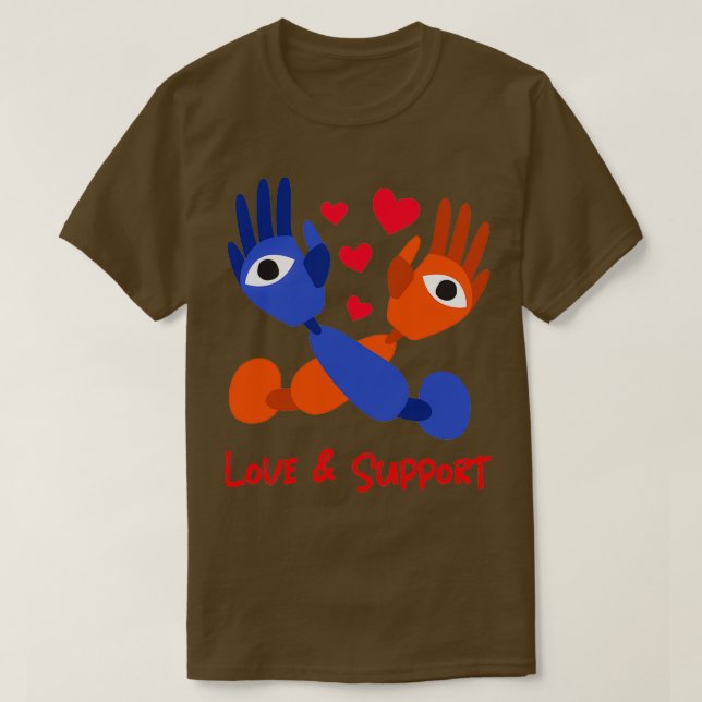 Camiseta Amor y apoyo a las personas con discapacidad Desi (Diseño del anverso)