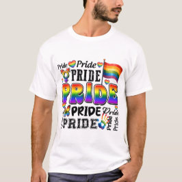 CAMISETA AMOR Y APOYO AL ORGULLO LGBTQ