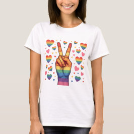 CAMISETA AMOR Y APOYO AL ORGULLO LGBTQ