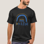 Camiseta Amor y arcoiris claro Hanukkah Chanukah judío<br><div class="desc">Amo y arcoiris claro Hanukkah judío Chanukah.</div>