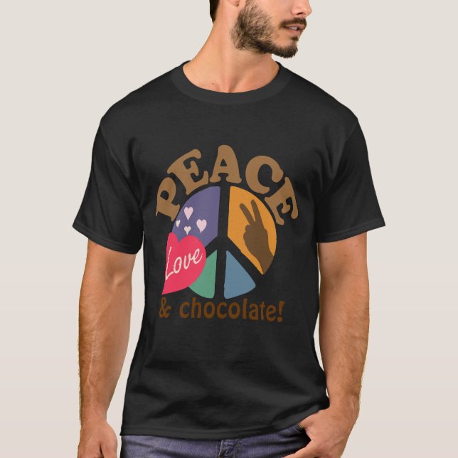 Camiseta Amor y chocolate de la paz (Anverso)