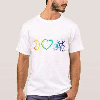 Camiseta amor y ciclo de la paz