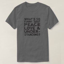 Camiseta Amor y comprensión de la paz