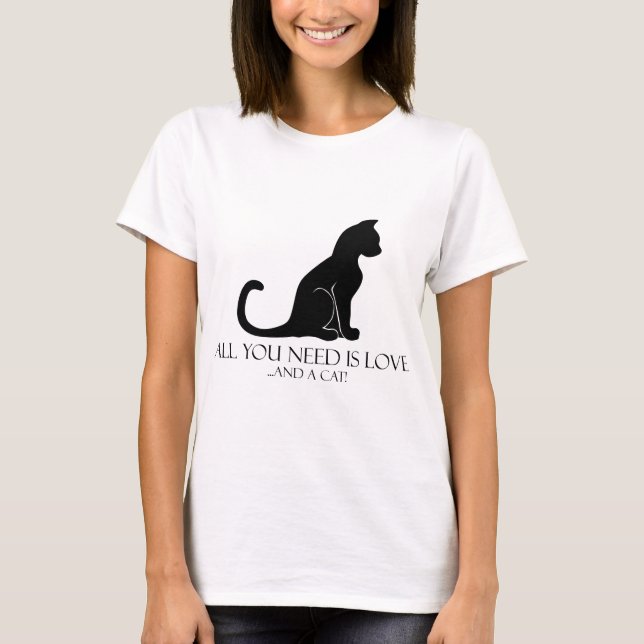 Camiseta Amor Y Gato (Anverso)