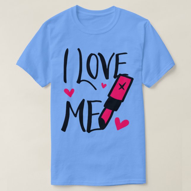 Camiseta Amor y labios y corazones (Diseño del anverso)