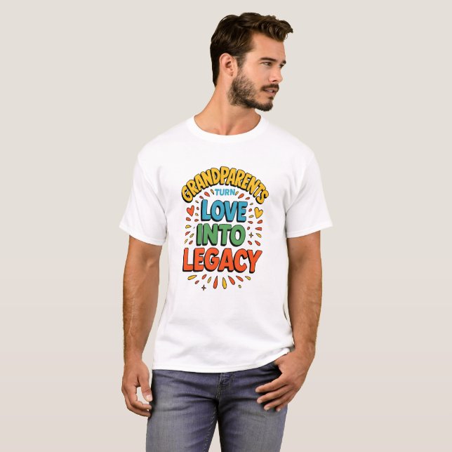 Camiseta Amor y legado: La historia de los abuelos (Anverso completo)