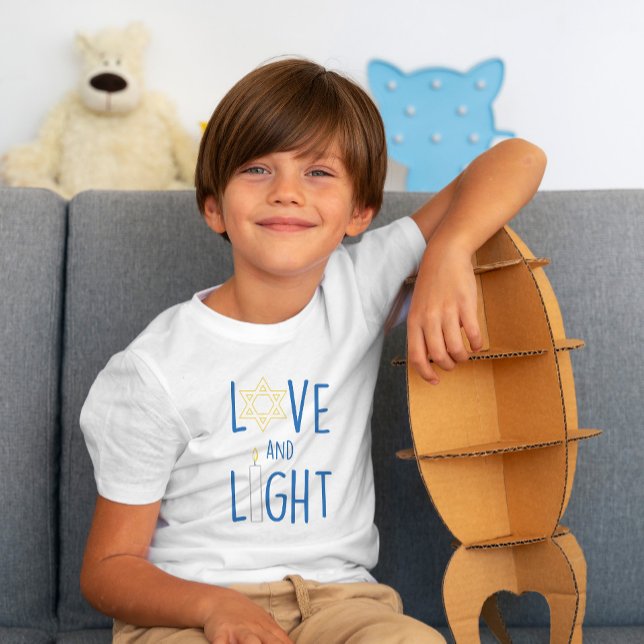 Camiseta Amor y luz Hannukah (Subido por el creador)