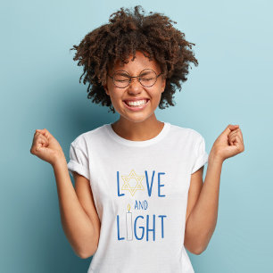 Camiseta Amor y luz Hannukah