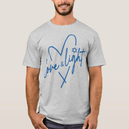 Camiseta Amor y luz Hanukkah