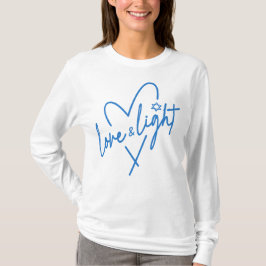 Camiseta Amor y luz Hanukkah