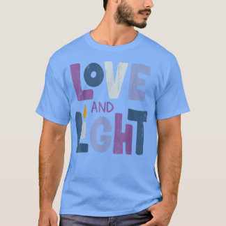 Camiseta Amor Y Luz Hanukkah 