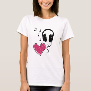 Camiseta Amor y música