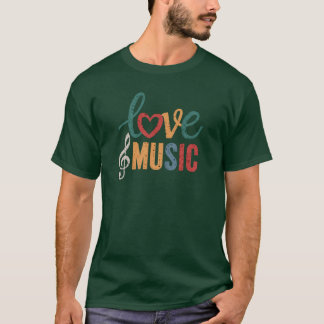 Camiseta Amor y música D1