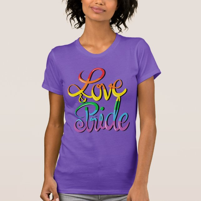 Camiseta Amor y orgullo (Anverso)