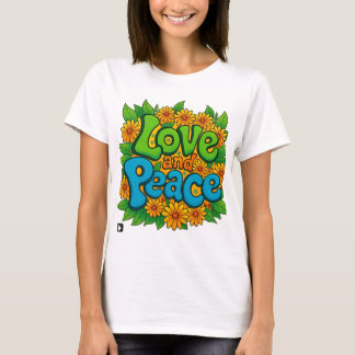 Camiseta amor y paz